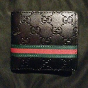 Damaged gucci wallet